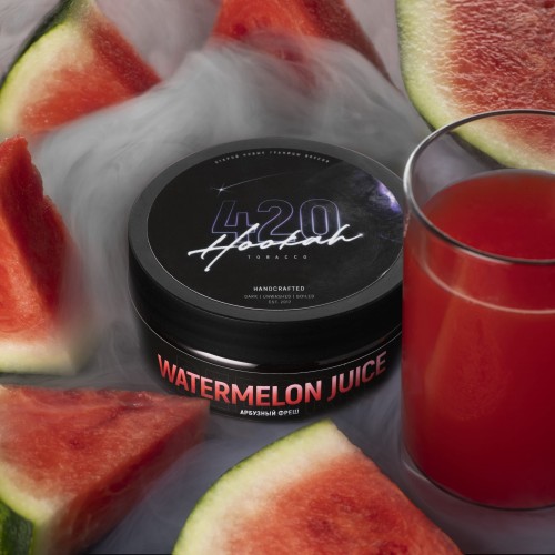 Табак 420 Classic Watermelon Juice (Арбузный Фреш) - 100 грамм