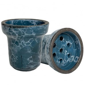 Чаша глиняная Splash Glaze Blue
