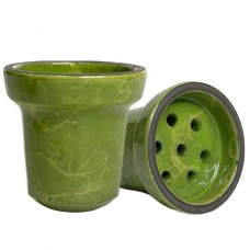 Чаша глиняная Splash Glaze Green