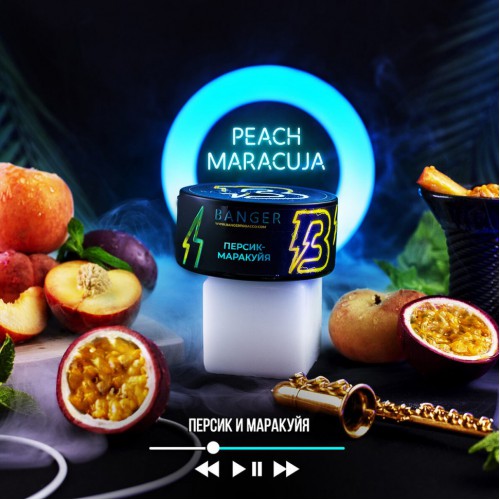 Табак Banger Peach Maracuja (Персик Маракуйя) - 100 грамм