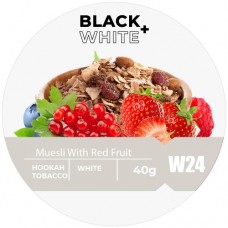 Табак Black & White W24 Muesli With Red Fruit (Мюсли и Красные Фрукты) - 40 грамм