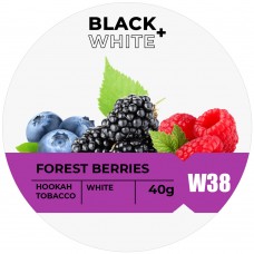 Табак Black & White W38 Forest Berries (Лед Лесные Ягоды) - 40 грамм