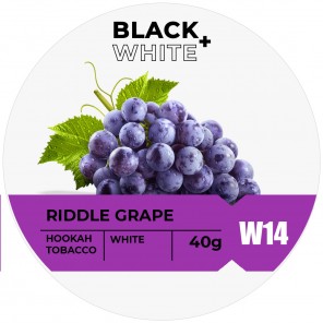 Табак Black & White W14 Riddle Grape (Виноград) - 40 грамм