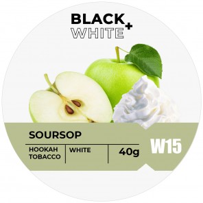 Табак Black & White W15 Soursop (Яблоко Сливки) - 40 грамм