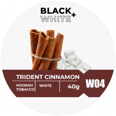 Табак Black & White W04 Trident Cinnamon (Корица Жвачка) - 40 грамм