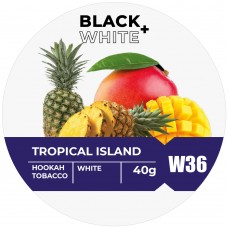 Табак Black & White W36 Tropical Island (Сладкий Коктейль) - 40 грамм