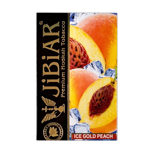 Табак для кальяна Jibiar Ice Gold Peach (Лед Золотой Персик) 50 грамм (Фасовка)