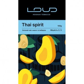 Табак Loud Thai Spirit (Зеленый Чай Манго Имбирь) - 40 грамм
