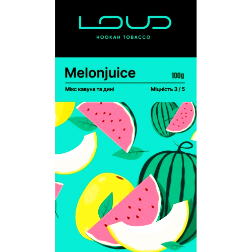 Табак Loud Melonjuice (Мелонджус) - 100 грамм
