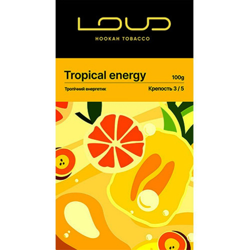 Табак Loud Tropic Energy (Тропический Энергетик) - 100 грамм