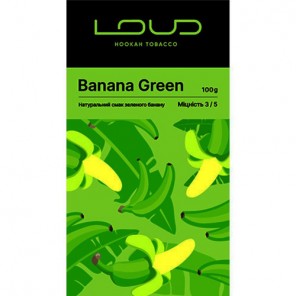 Табак Loud Banana Green (Зеленый Банан) - 100 грамм