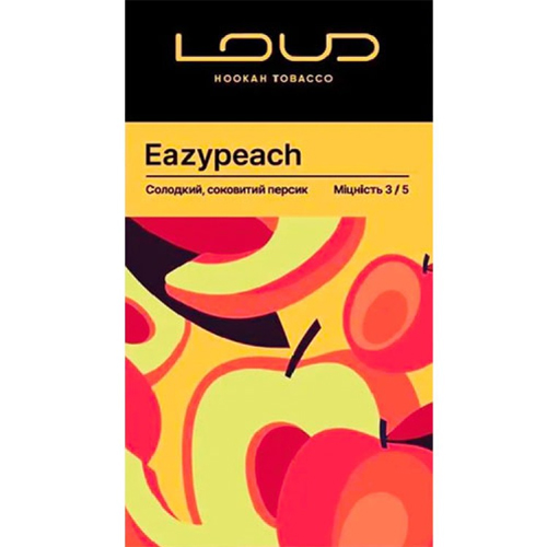 Табак Loud Eazypeach (Сочный Персик) -100 грамм