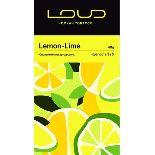 Табак Loud Lemon Lime (Лимон Лайм) - 40 грам