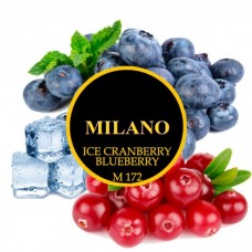 Табак Milano Ice Cranberry Blueberry М172  (Лед Клюква Черника) - 100 грамм