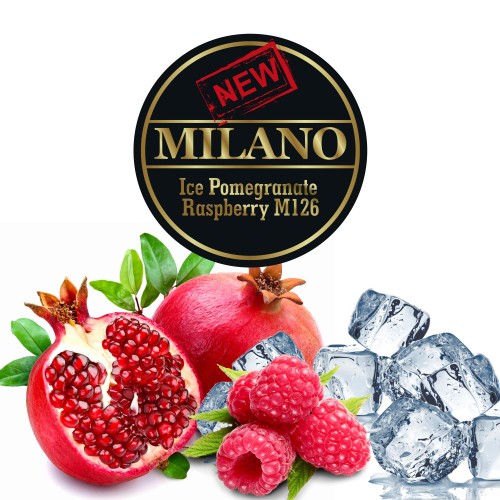 Табак Milano Ice Pomegranate Raspberry M126 (Лёд Гранат Малина) - 50 грамм