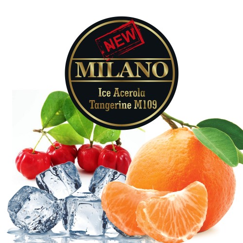 Табак Milano Ice Acerola Tangerine М109 (Лёд Ацерола Мандарин) - 50 грамм
