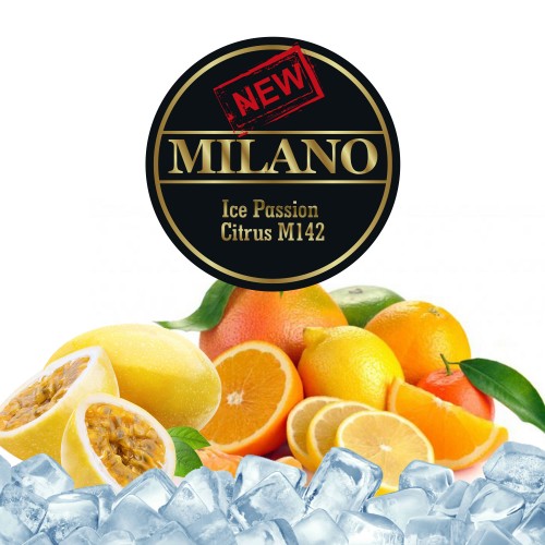 Табак Milano Ice Passion Citrus Blast M142 (Лёд Маракуйя Цитрусовый Взрыв) - 50 грамм