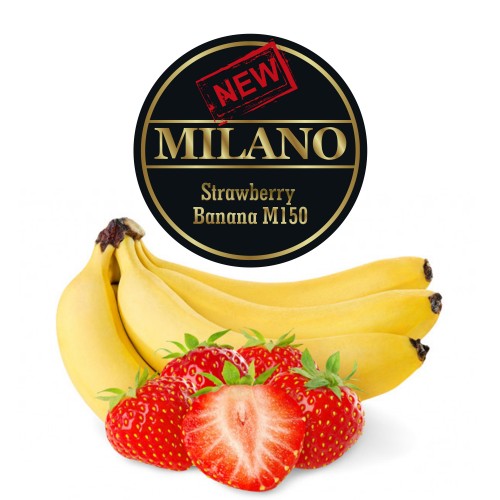 Табак Milano Strawberry Banana M150 (Клубника Банан) - 50 грамм
