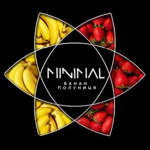 Табак Minimal Banana Strawberry (Банан Клубника) - 50 грамм