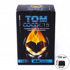 Уголь кокосовый Tom Cococha C-15 1кг (120 шт)