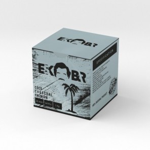 Уголь кокосовый Escobar (Эскобар) 1кг (64 шт) в коробке