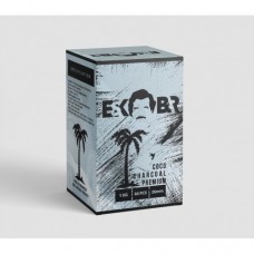Уголь кокосовый Escobar (Эскобар) 1кг (72 шт) в коробке