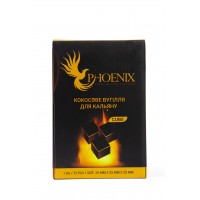 Уголь кокосовый Phoenix 1 кг (72 шт) коробка
