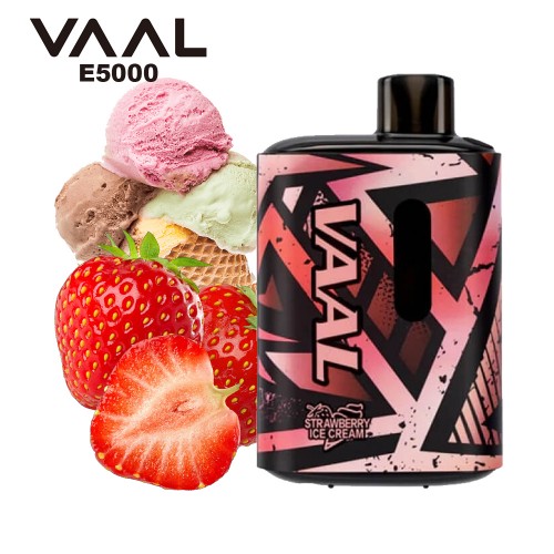 VAAL (Ваал) E5000 Клубничное Мороженое (Strawberry Ice Cream) - 5000 тяг