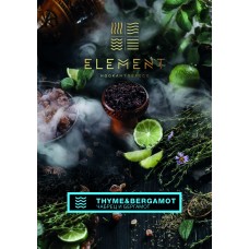 Табак Element Вода Thyme Bergamot (Чебрец и Бергамот) - 100 грамм