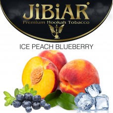 Табак Jibiar Ice Peach Blueberry (Лед Персик Черника) - 100 грамм
