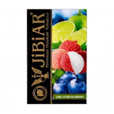Табак Jibiar Lime Lychee Blueberry (Лайм Личи Черника) - 50 грамм
