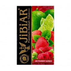 Табак Jibiar Lime Strawberry Raspberry (Лайм Клубника Малина) - 50 грамм