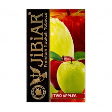 Табак Jibiar Two Apple (Двойное Яблоко) - 50 грамм