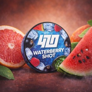 Табак 420 Classic Frost Line Waterberry Shot (Арбуз Ягода Шот) - 250 грамм