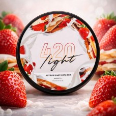 Табак 420 Light Клубничный Мильфей - 250 грамм