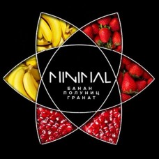 Табак Minimal Straw Banana Granat (Банан Клубника Гранат) - 50 грамм