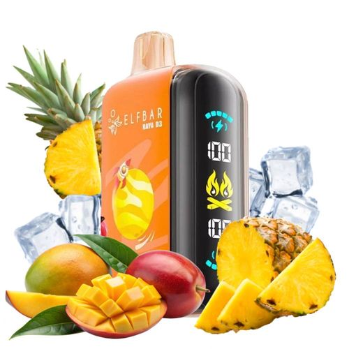 Pineapple Mango Ice (Ананас Манго Лёд) – 25000 тяг Ray D3 Pineapple Mango Ice (Ананас Манго Лёд) – 25000 тяг Ray D3
