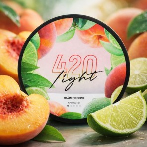 Табак 420 Light Лайм Персик - 250 грамм