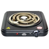 Плита для розжига угля широкая спираль Hot Plate Black (1000W)