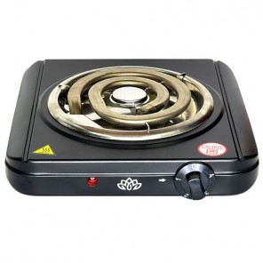 Плита для розжига угля широкая спираль Hot Plate Black (1000W)