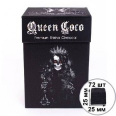 Уголь кокосовый Queen Coco 1кг (72 шт)