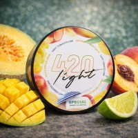 Табак 420 Light Манго Персик Дыня - 250 грамм Табак 420 Light Манго Персик Дыня - 250 грамм