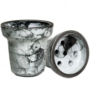 Чаша для кальяна Splash Glaze White