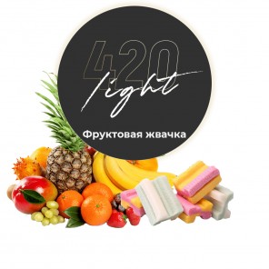 Табак 420 Light Фруктовая Жвачка - 100 грамм
