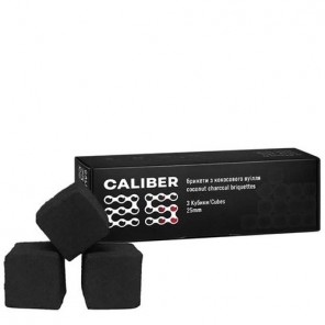 Уголь кокосовый Caliber 3 шт Уголь кокосовый Caliber 3 шт