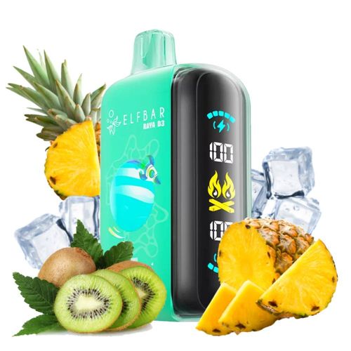 Kiwi Pineapple Ice (Киви Ананас Лёд) - 25000 тяг Ray D3 Kiwi Pineapple Ice (Киви Ананас Лёд) - 25000 тяг Ray D3