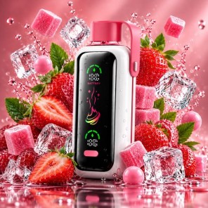 Клубничная Жвачка (Strawberry Bubblegum) Vozol Star 20000 тяг
