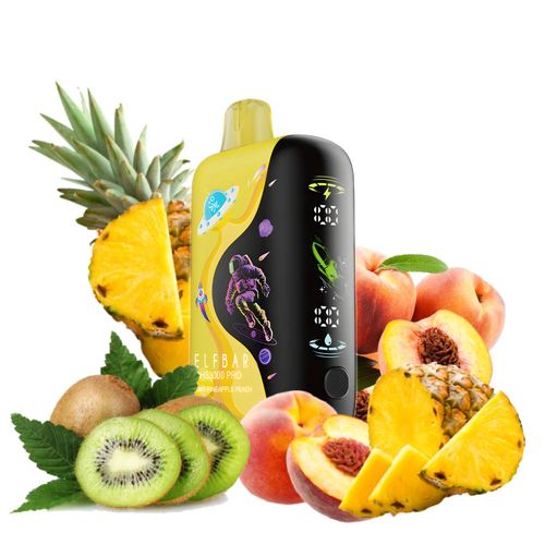 Kiwi Pineapple Peach (Киви Ананас Персик) - 33000 тяг Elf Bar GH33000 PRO Kiwi Pineapple Peach (Киви Ананас Персик) - 33000 тяг Elf Bar GH33000 PRO