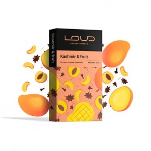 Табак Loud Kashmir Fruits (Манго Персик Пряности) - 100 грамм