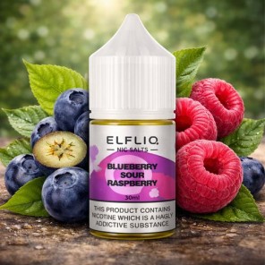 Жидкость Elf Liq Blueberry Sour Raspberry (Черника Кислая Малина) 30 мл 50 мг